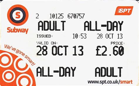 glasgow subway smart card prices|Glasgow subway season ticket.